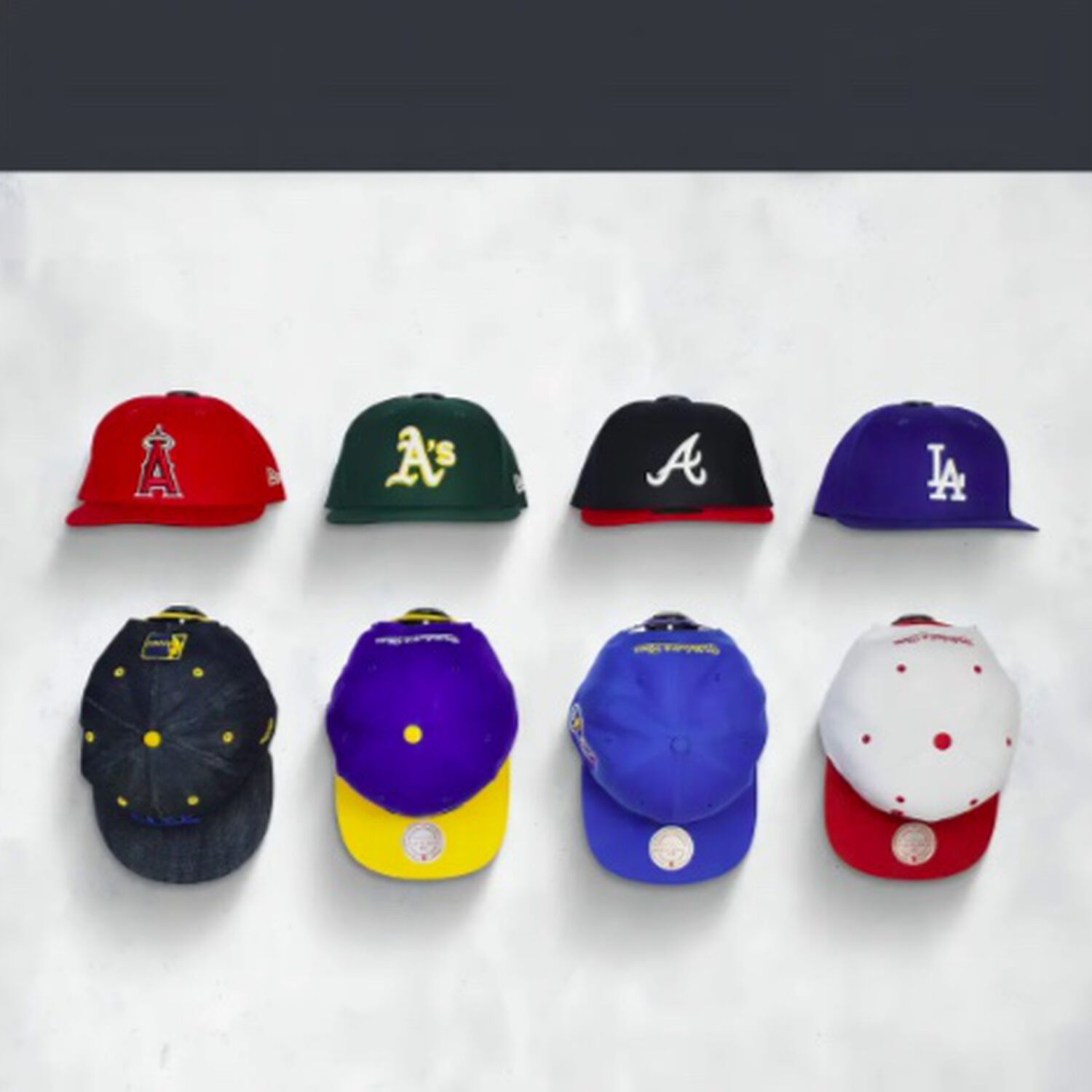 Set 8 Gancho Gorras Para Pared image number 1.0