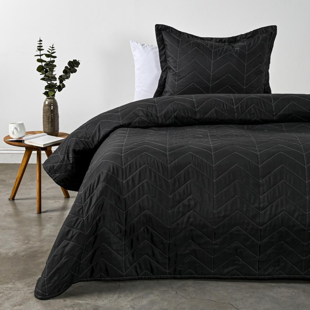Quilt American Family Gris Grafito / 1.5 Plazas image number 0.0