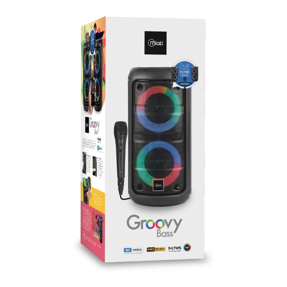 Parlante Bluetooth Karaoke Tws 2000w Rgb Colorfell 9101 image number 4.0