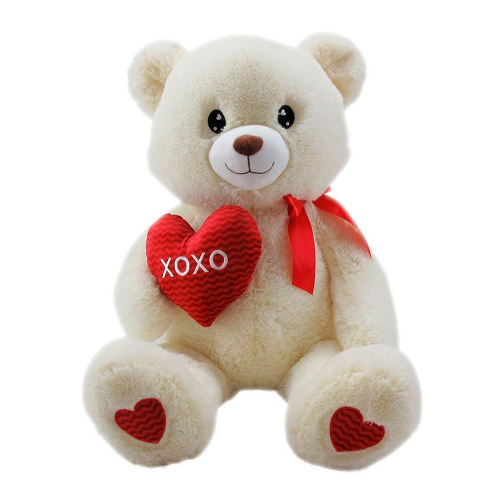 Peluche 25 Cm Oso Corazon Rojo San Valentin Big Party image number 0.0