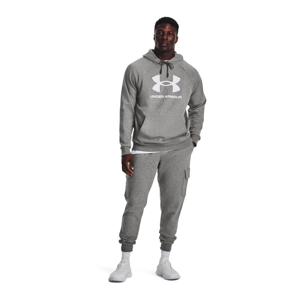 Poleron Deportivo Under Armour Rival Fleece Logo Hd image number 4.0