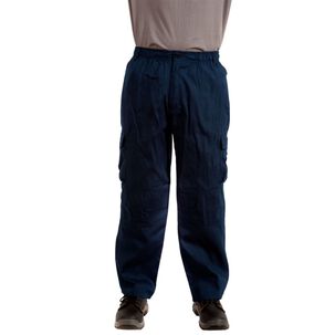 Pantal&oacute;n Poplin Azul