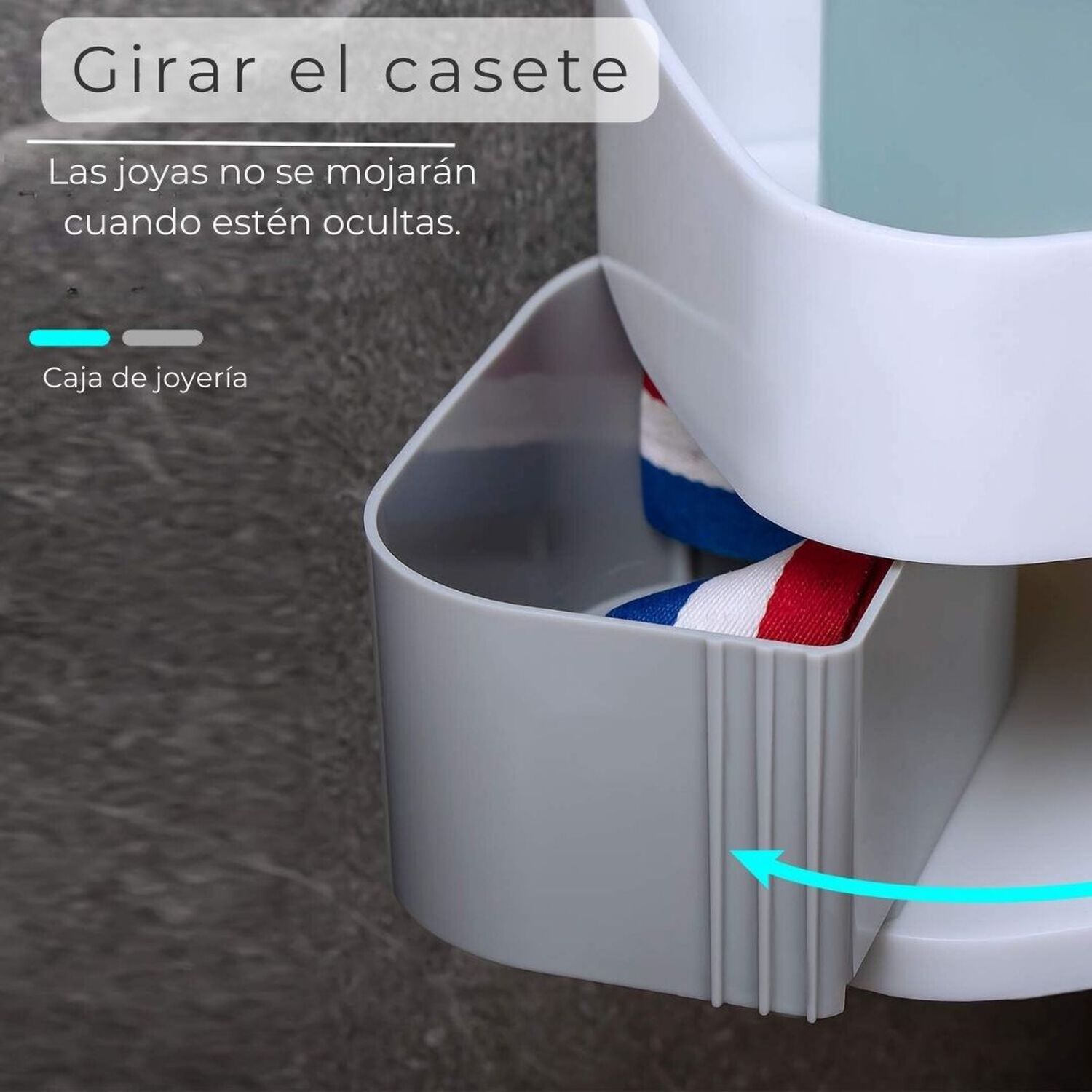 Organizador Esquinero Ajustable Multiuso Para Ba&ntilde;o Y Cocina image number 2.0