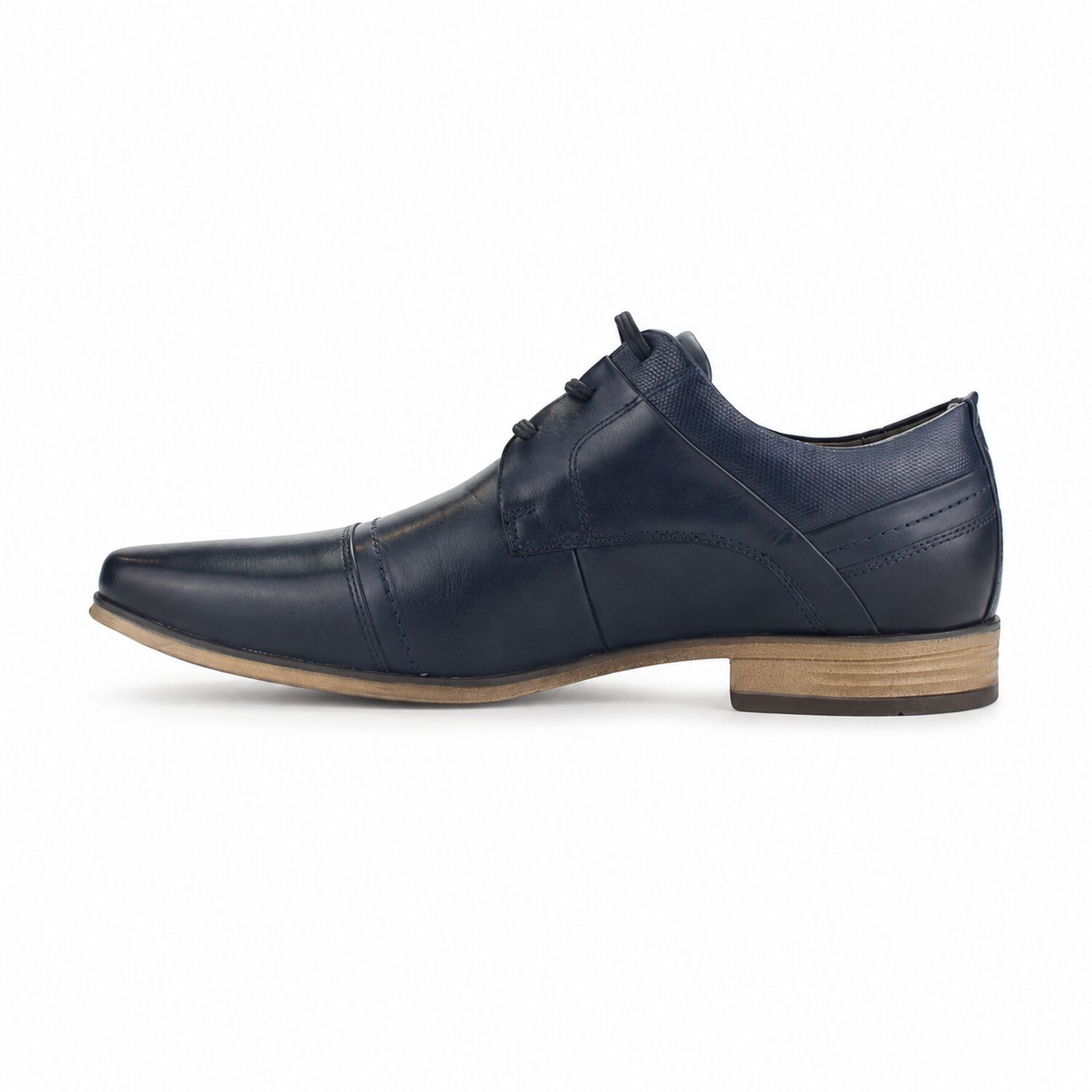 Zapato Ferracini Hombre 6065 Derby Azul Marino Casual image number 1.0