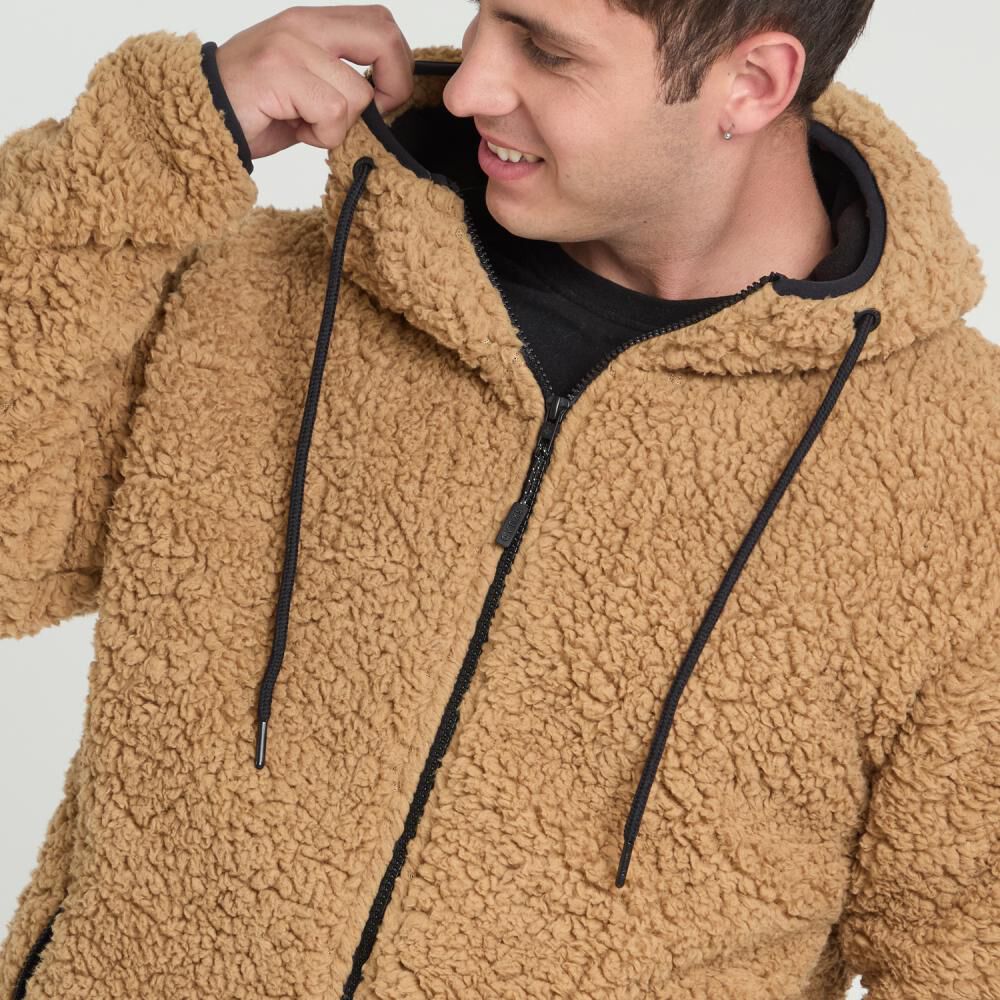 Polerón Liso Slim Cuello Alto Con Capucha Hombre Skuad image number 4.0