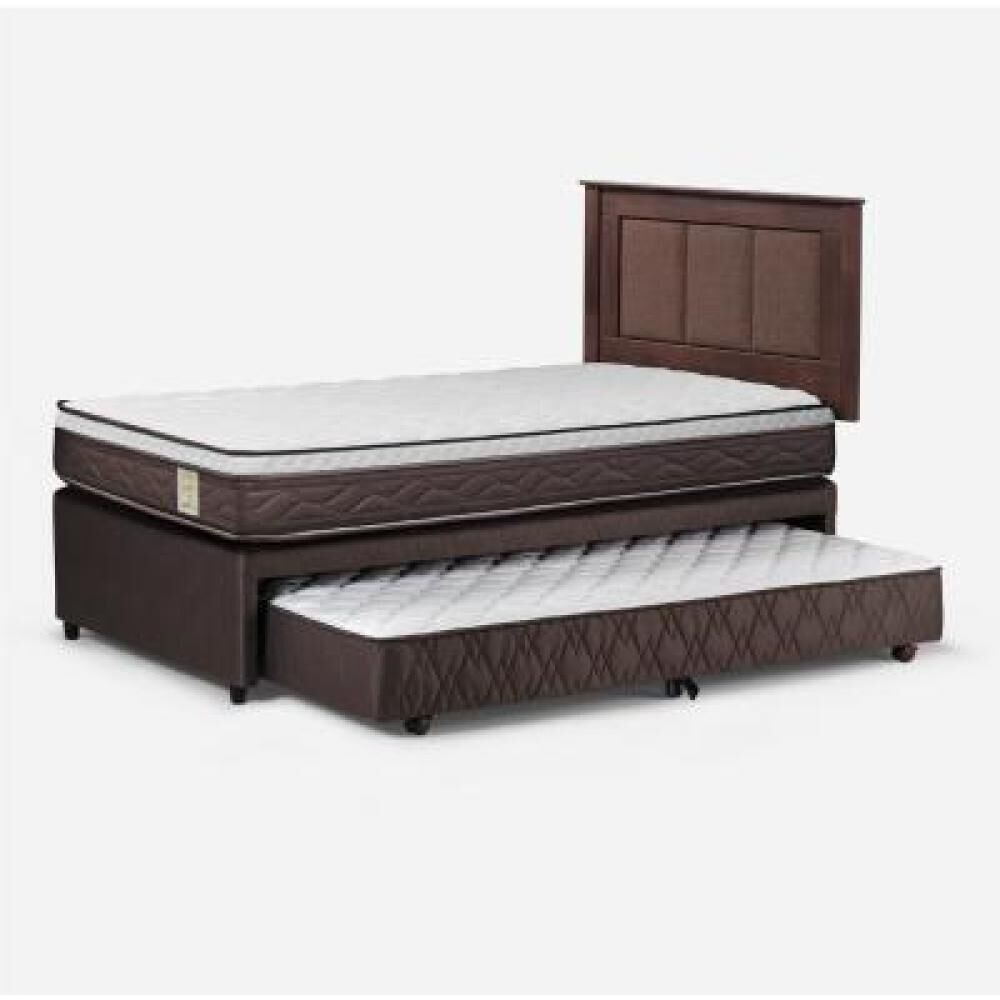 Cama Nido Rosen New Style 4 Plus / 1.5 Plazas / Base Normal + Set De Maderas image number 6.0