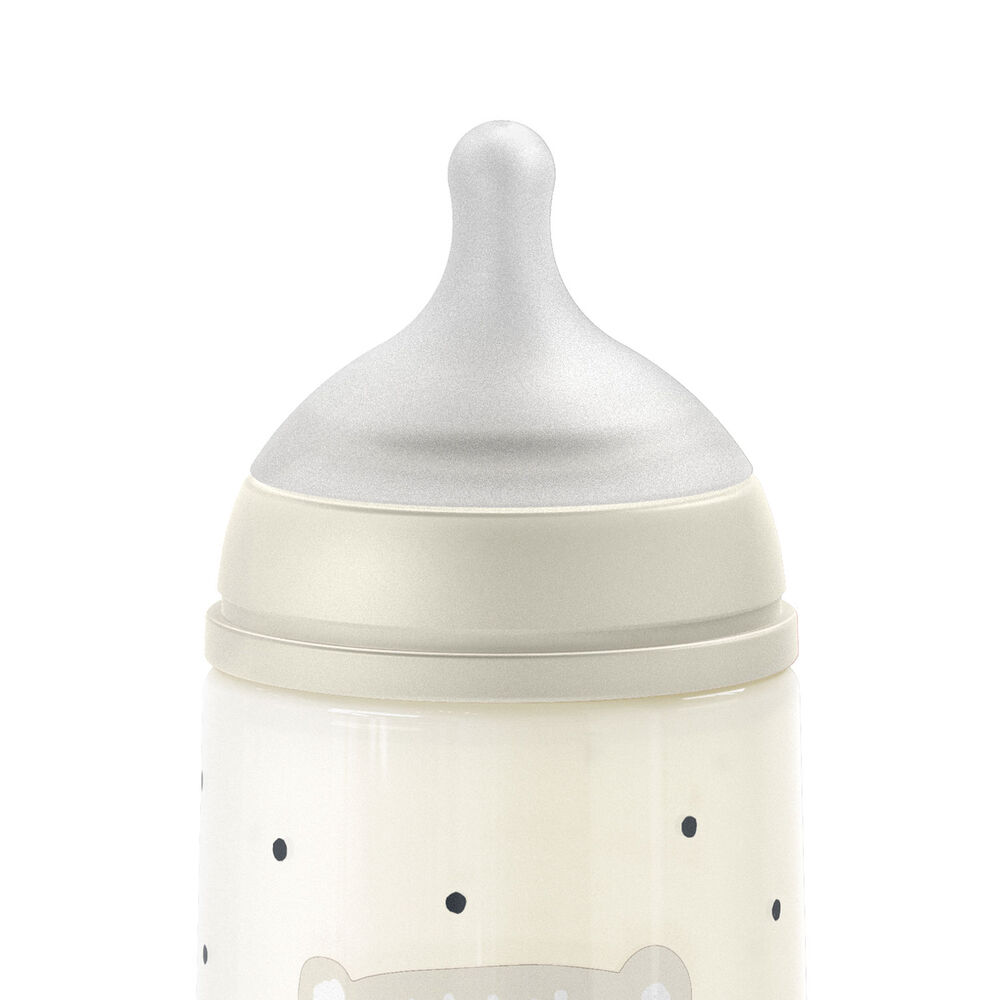 Pack Chupetes Noche Y Dia + Mamadera 270ml Wild Gris 6-18m image number 5.0