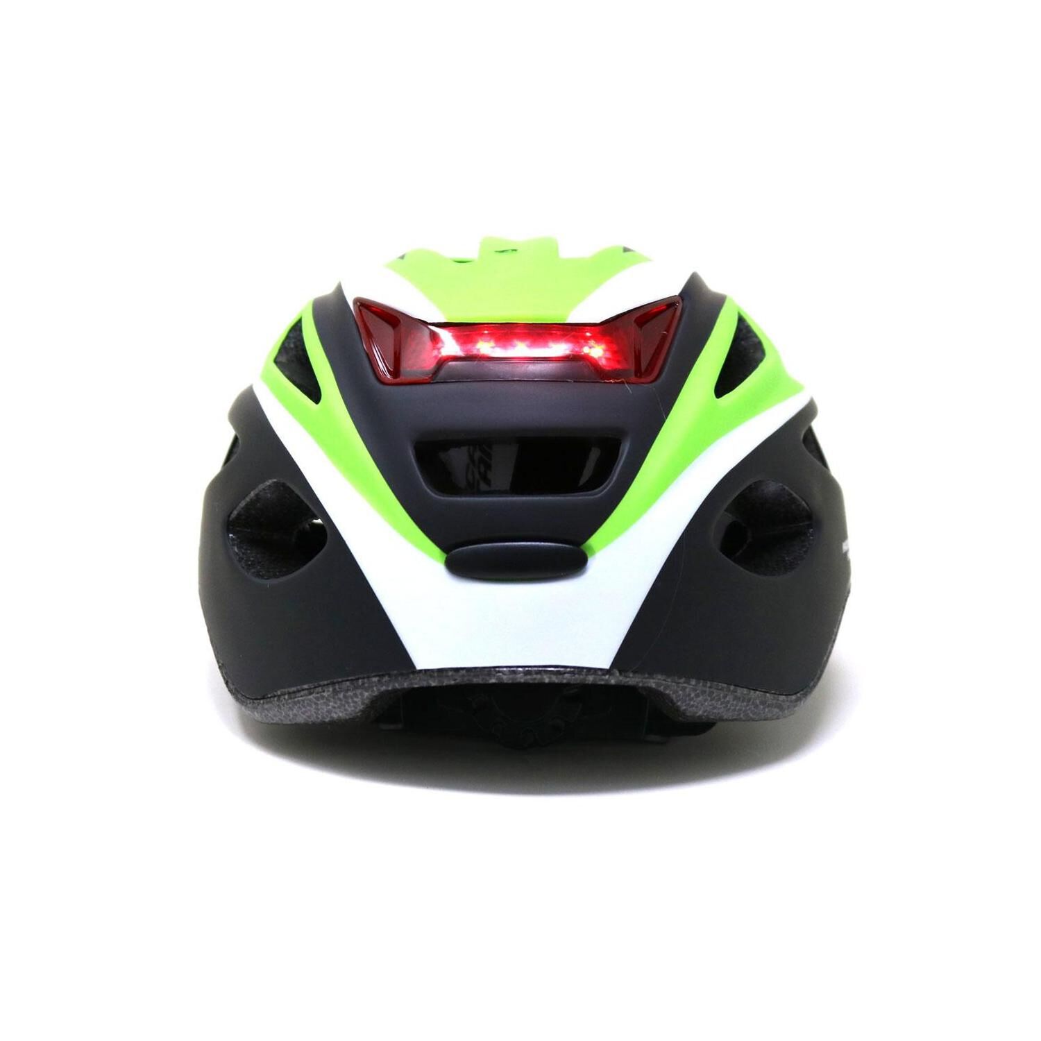 Casco Radical Mountain Mtb Con Luz Matt Negro Verde L 58-61cm image number 3.0