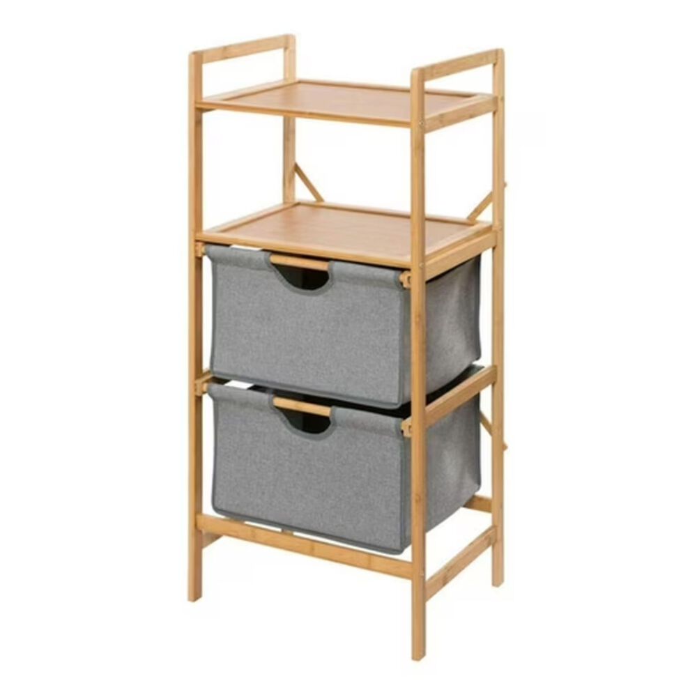 Estante Organizador Mueble Almacenamiento Con Cestas Gris image number 0.0