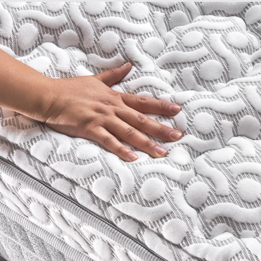 Cama Europea Cannon Home Hybrid Cloud / 2 Plazas / Base Dividida + Almohadas image number 2.0