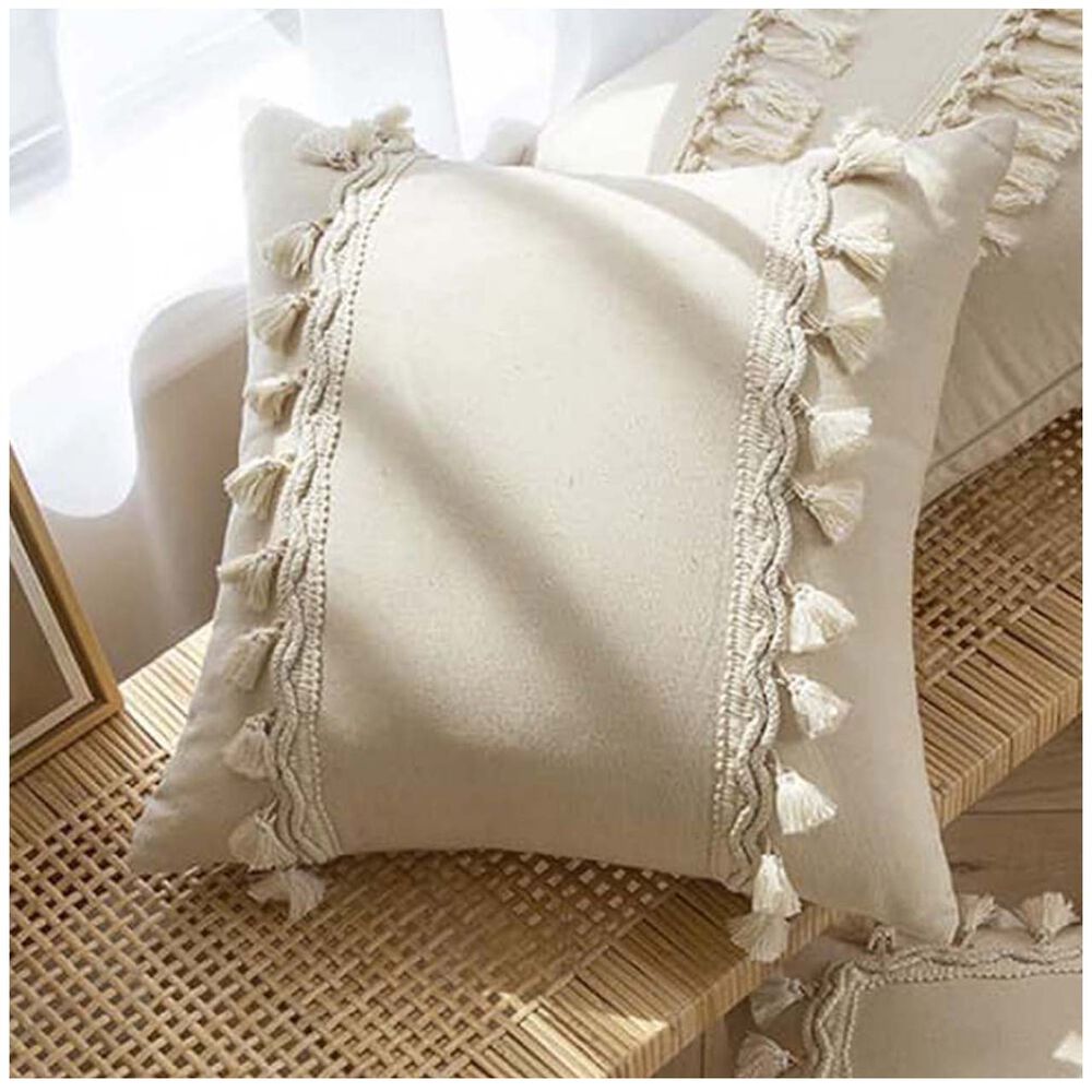 Pack De 02 Fundas De Cojin Dise&ntilde;o Boho 45x45 Cm M21 image number 0.0