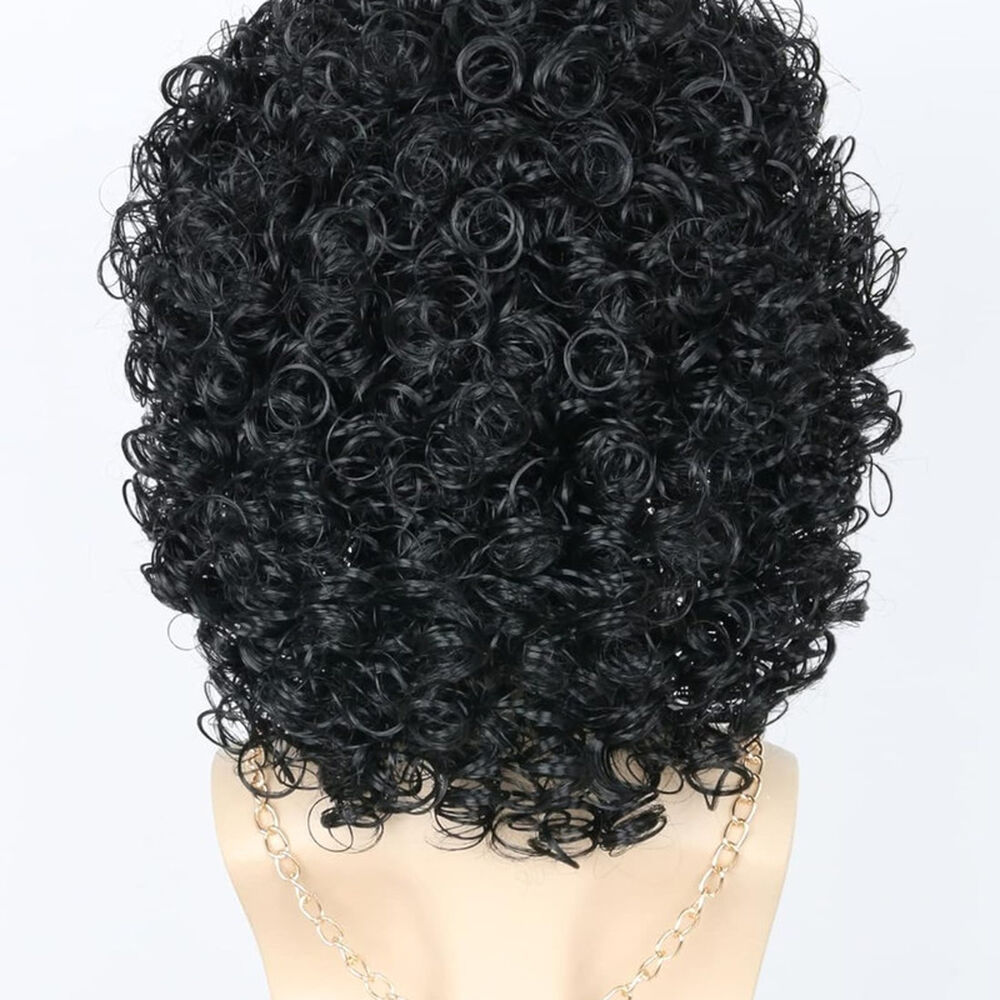 Set Disfraz Afro Retro Hombre Años 80 Onda Disco Pelo image number 0.0