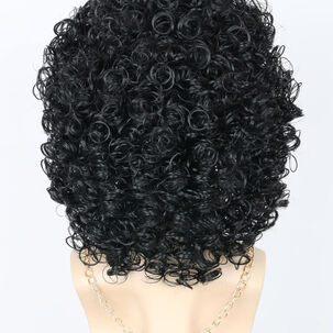 Set Disfraz Afro Retro Hombre Años 80 Onda Disco Pelo