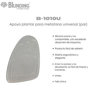 Apoyo Plantar Para Metatarso Universal (par)-blunding