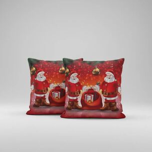 Set De 2 Cojines 45x45cm Navidad - Bolsa De Regalo