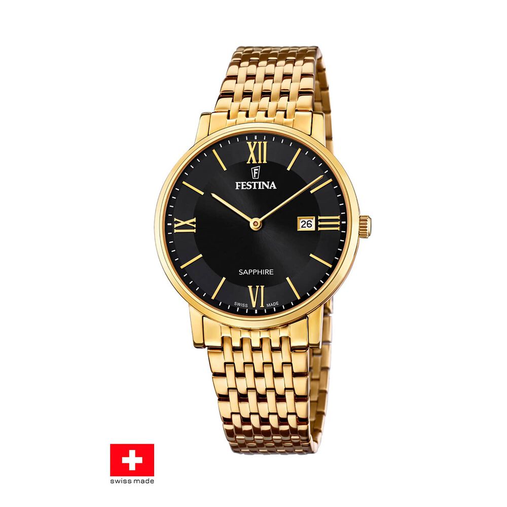 Reloj F20020/3 Festina Swiss Negro Hombre Swiss Made image number 0.0