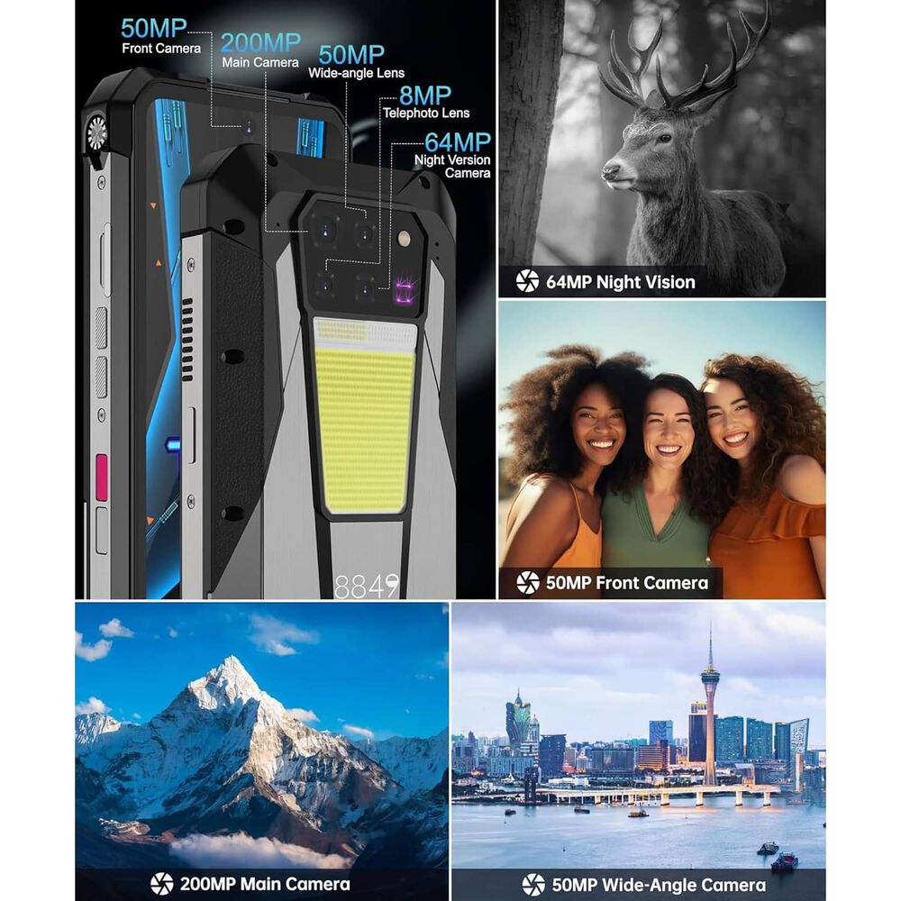 Unihertz 8849 Tank 3 Pro - Celular 5g Con Proyector L&aacute;ser De 120 Pulgadas image number 7.0