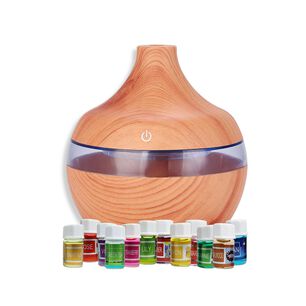 Pack Humidificador De Grano + 12 Esencias Aromaticas