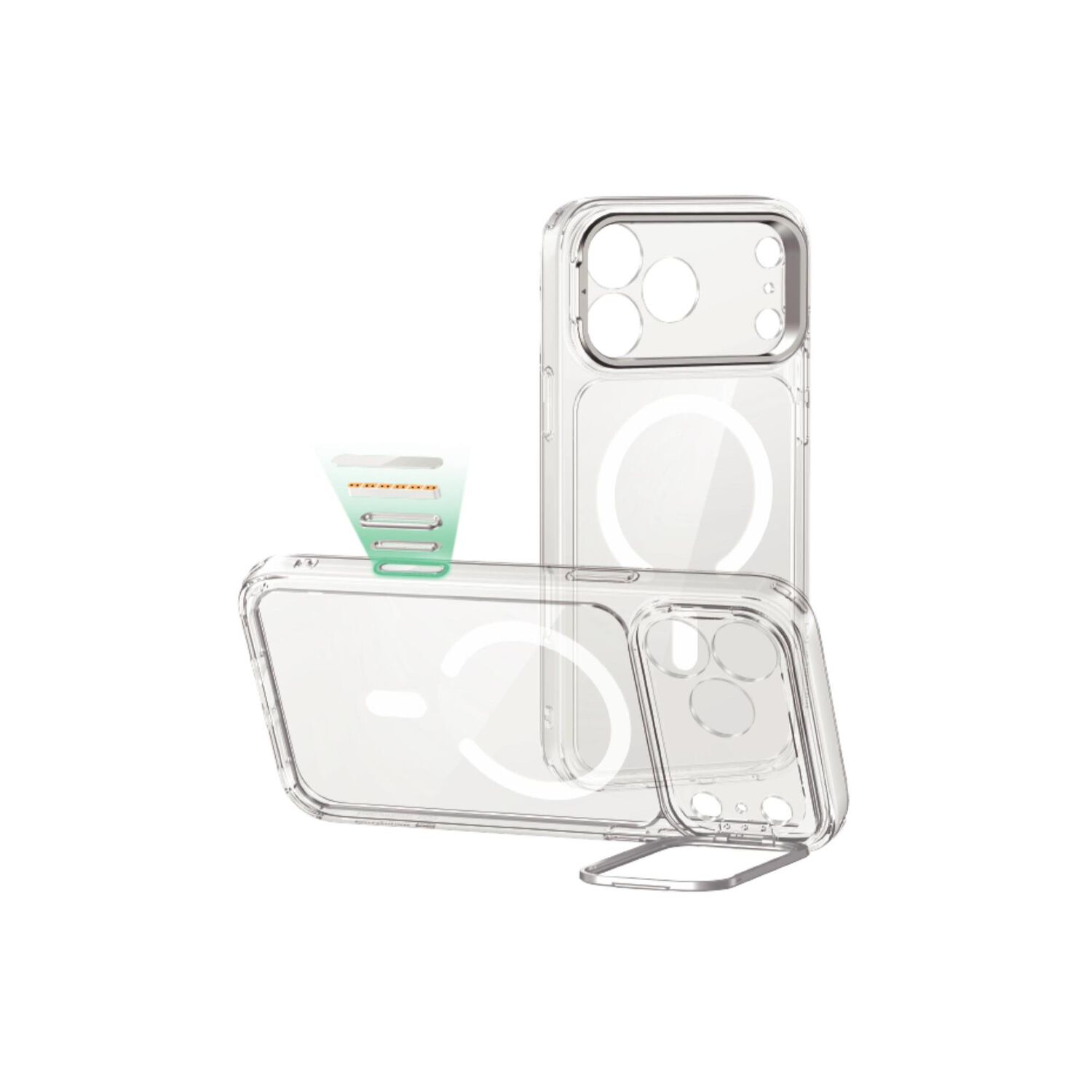 Para Iphone 17 Pro - Carcasa Magsafe Con Soporte image number 8.0