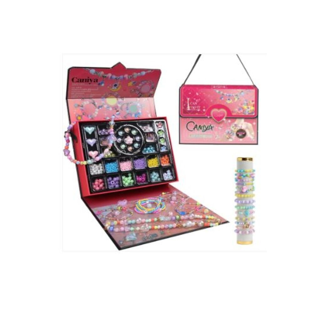 Kit Para Hacer Pulseras 4 En 1 2000pcs Cartera Niñas image number 2.0