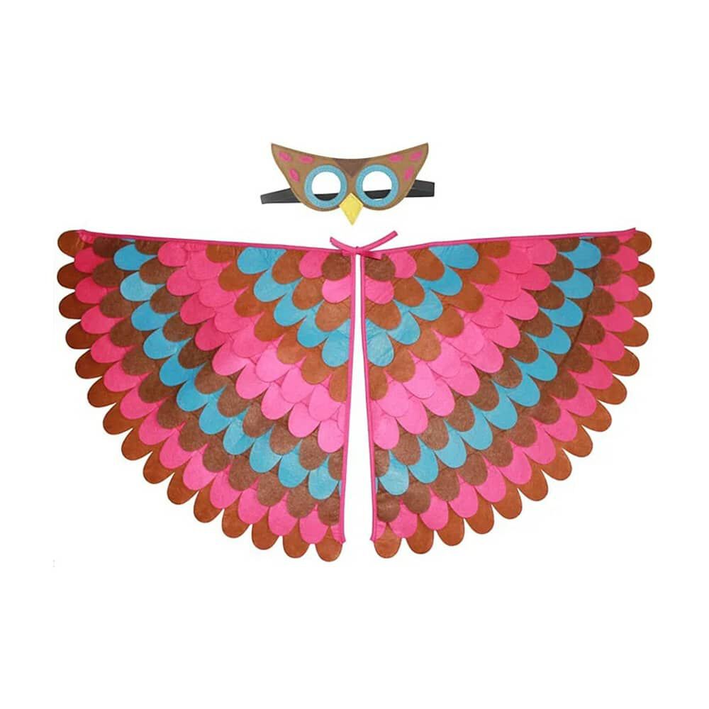 Disfraz Infantil Cosplay Lechuza Rosa Caf&eacute; image number 0.0