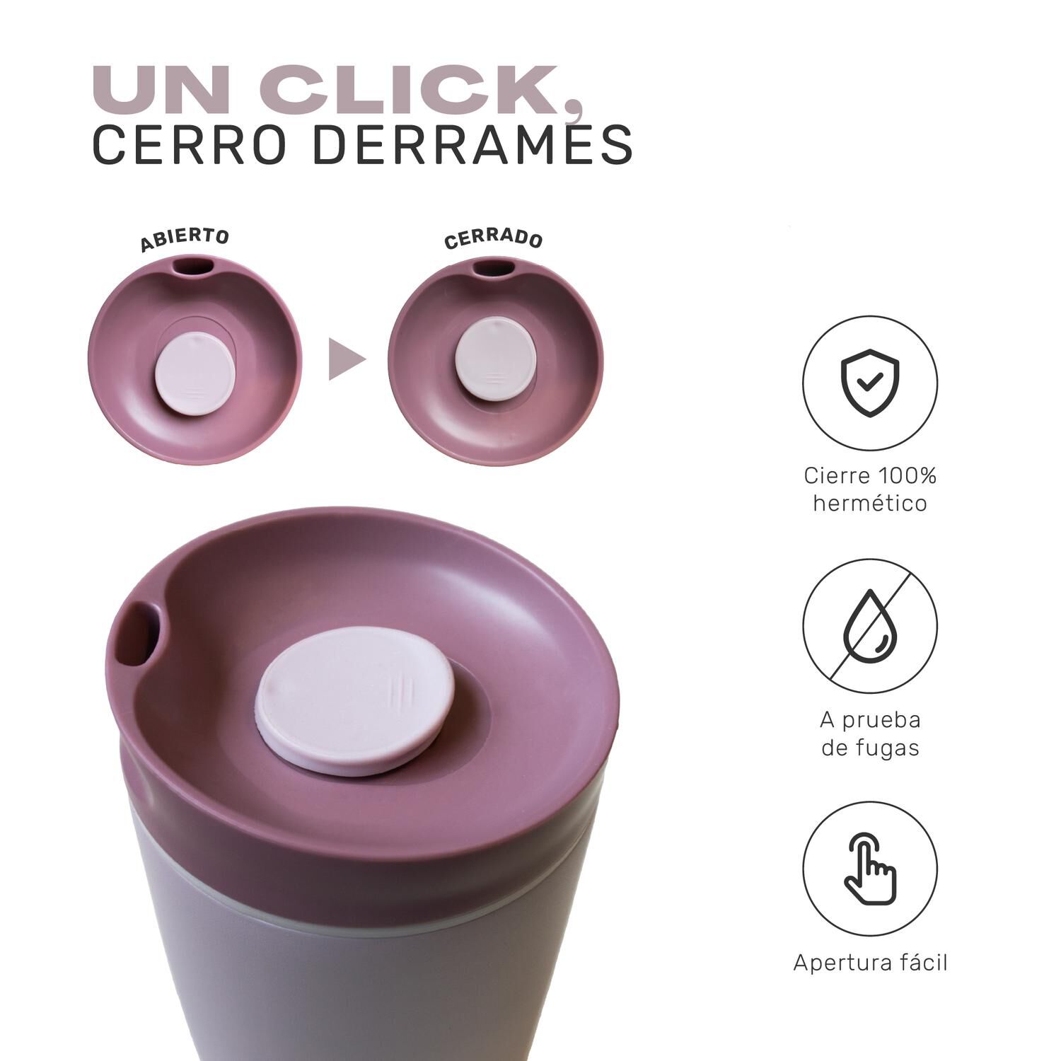Vaso Mug T&eacute;rmico Agua Caf&eacute; Acero Inox Termicup 590 Ml Lhotse image number 3.0