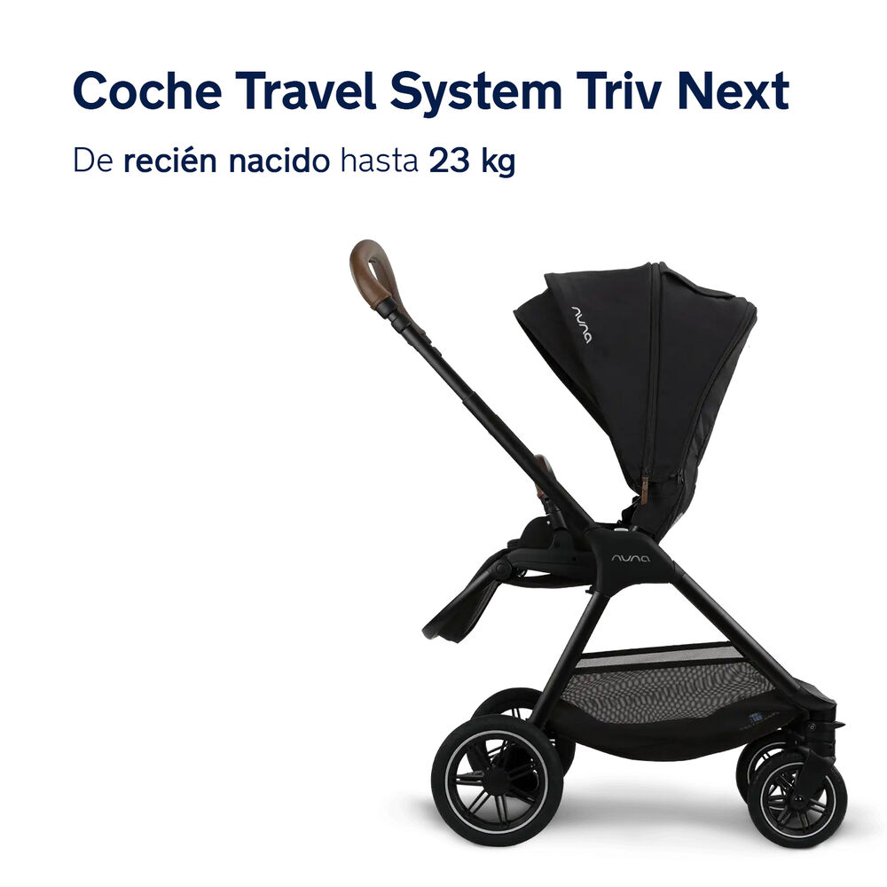 Coche De Paseo Triv Next Negro Nuna image number 1.0