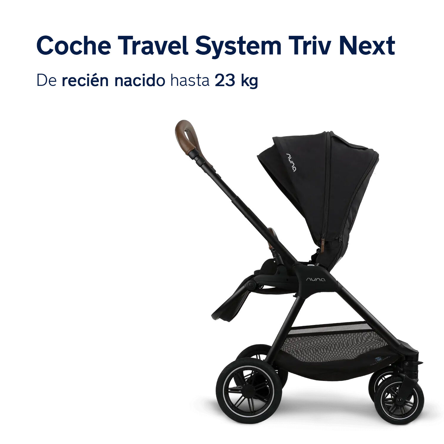 Coche De Paseo Triv Next Negro Nuna image number 1.0