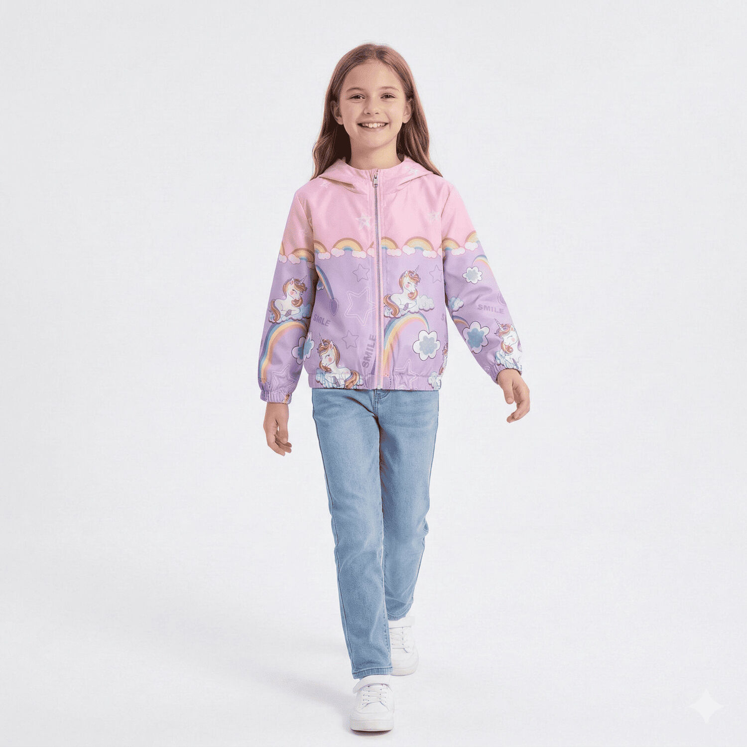 Chaqueta Ni&ntilde;o Impermeable Con Capucha Cortaviento Infantil image number 3.0