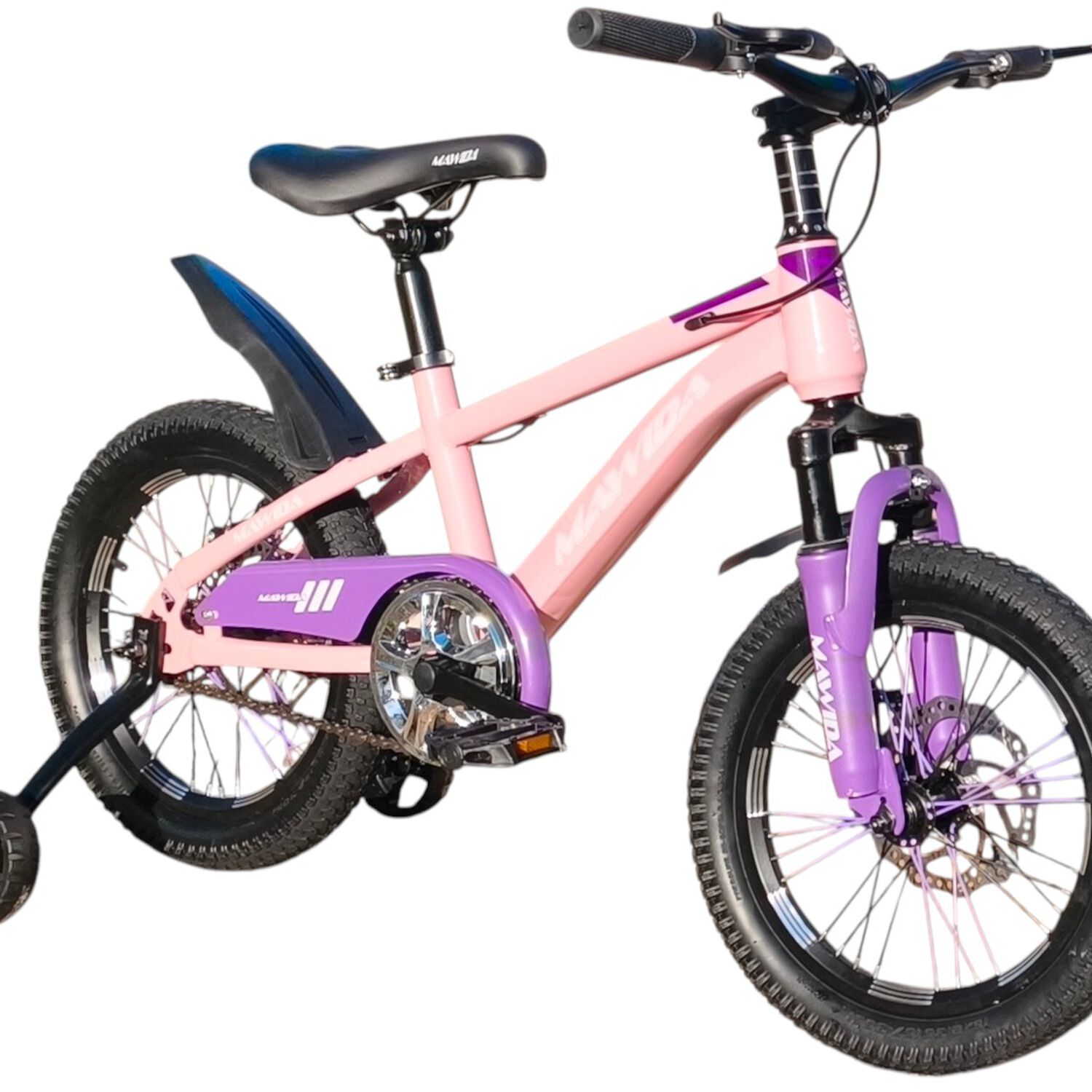 Bicicleta Aro 16 Mawida Con Freno Disco Rosado Lila image number 1.0