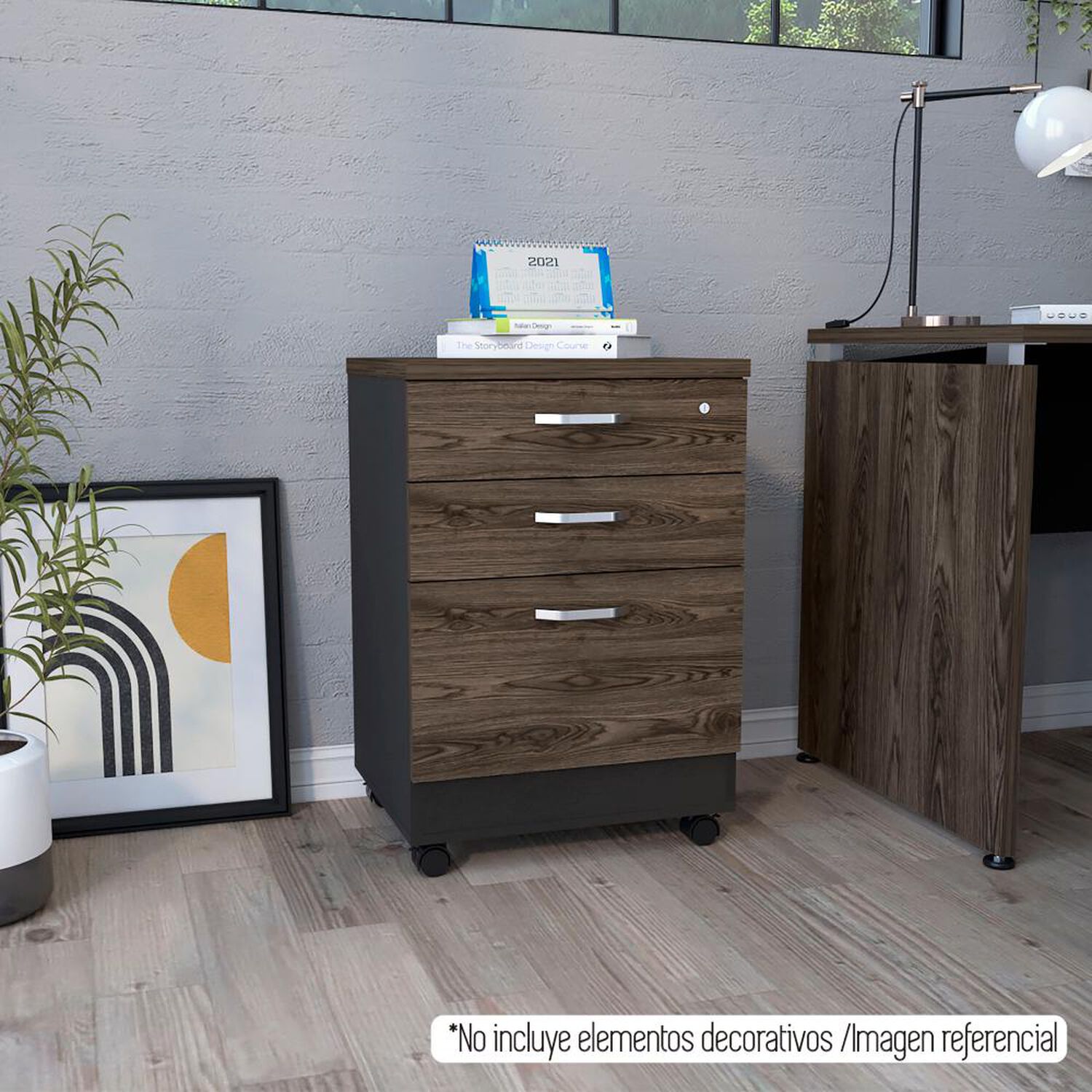 Repisa Tuhome Almacenamiento Home Office / 3 Caj&oacute;n(es) image number 0.0