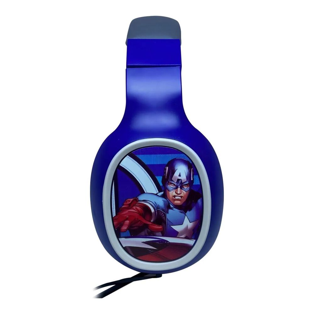 Audifonos Alambricos Overear Capitan America Infantil Avengers Teen image number 1.0