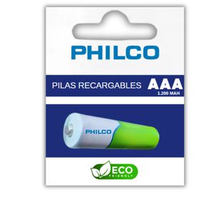 Pilas Recargables Aaa Precargadas1200 Mah Ecofriendly
