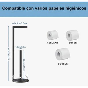 Soporte De Papel Higi&eacute;nico Pedestal