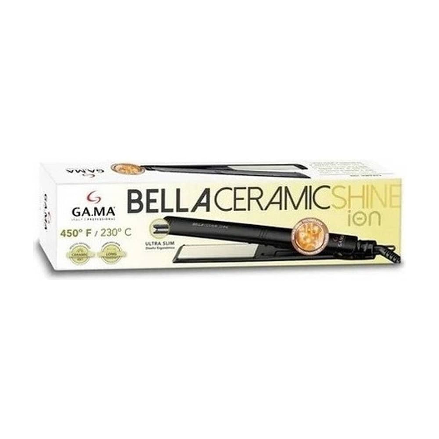 Alisador De Pelo Plancha Gama Bella Ceramic Shine Ion 2521 image number 1.0