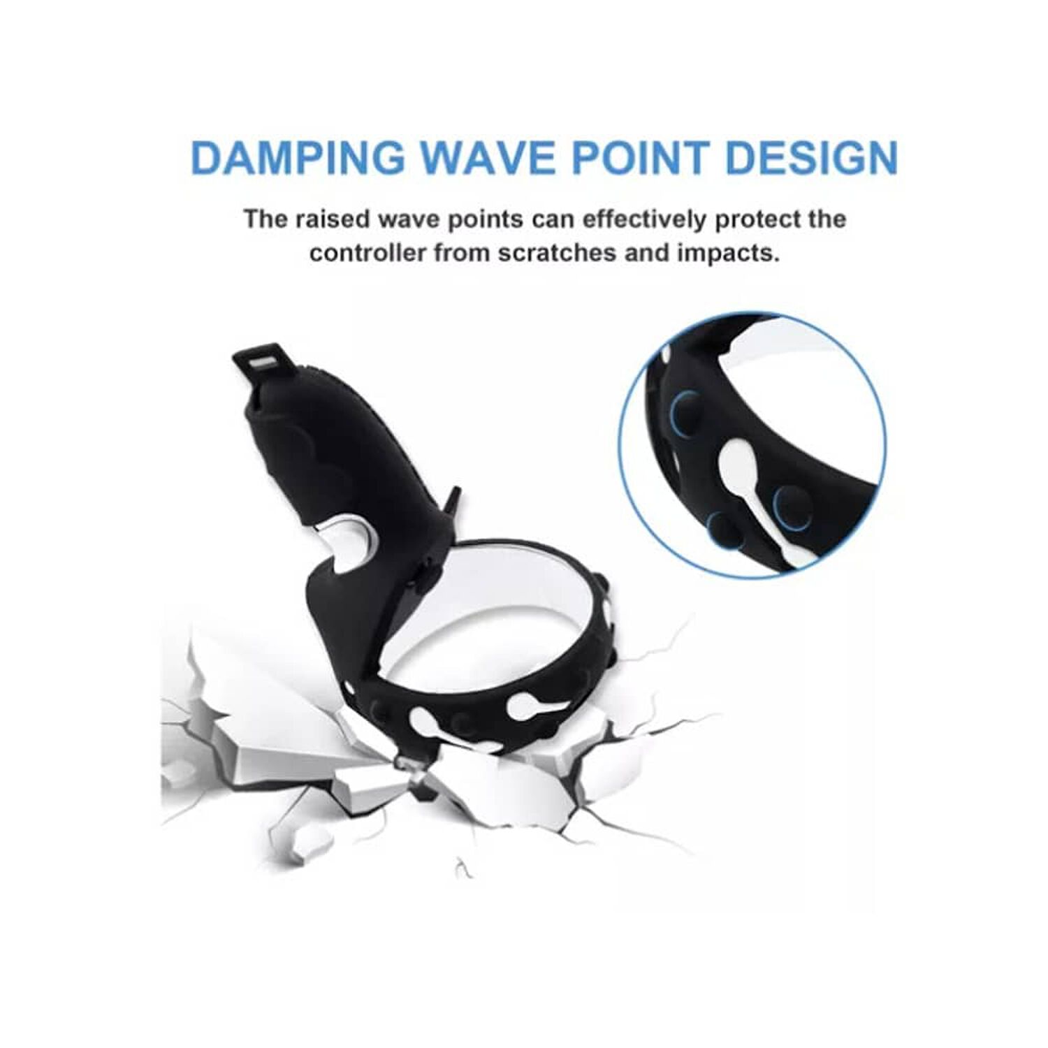 Funda Grips Para Mandos Oculus Quest 2 + Correa Ajustables image number 4.0