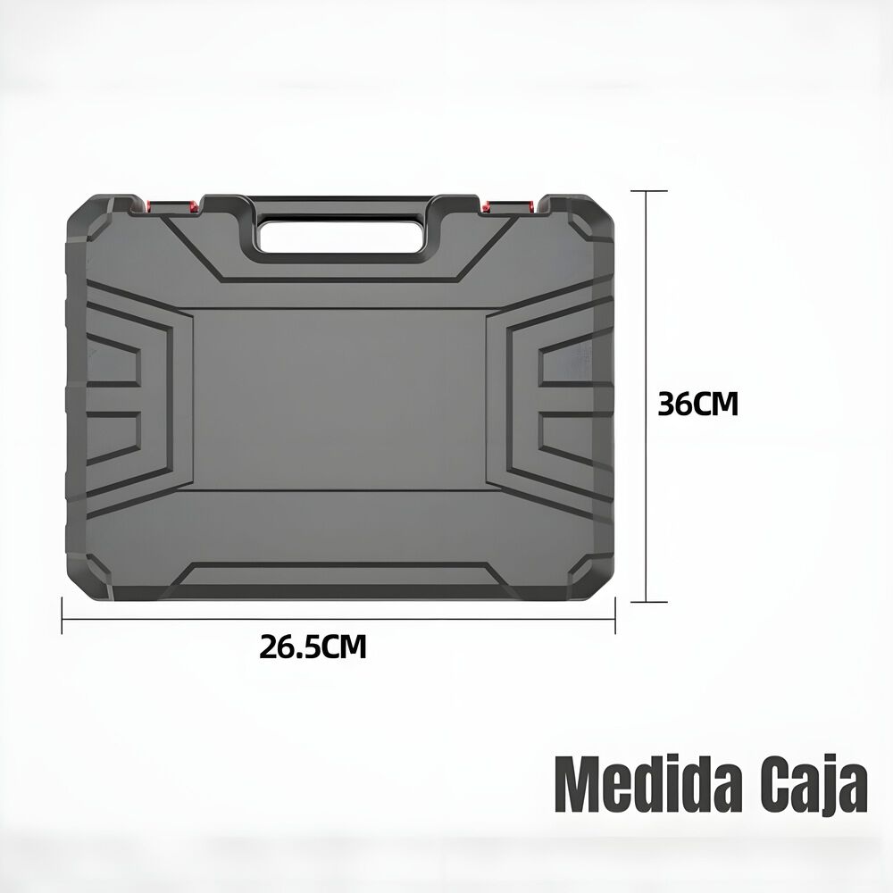 Set Herramientas 105 Piezas 17 Tipos Con Caja By Lubabycas image number 0.0