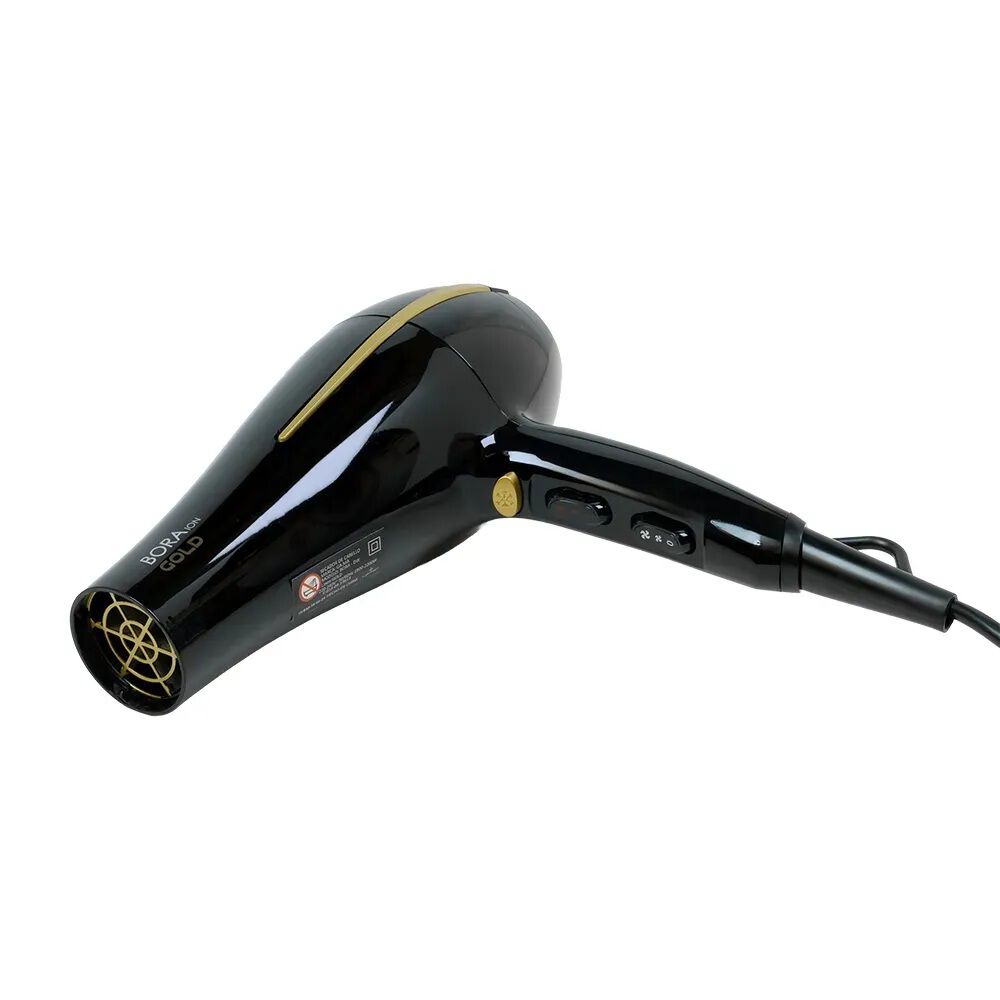 Secador De Pelo Ceramic Ion Bora Gold Color Negro Gama 2200w image number 6.0