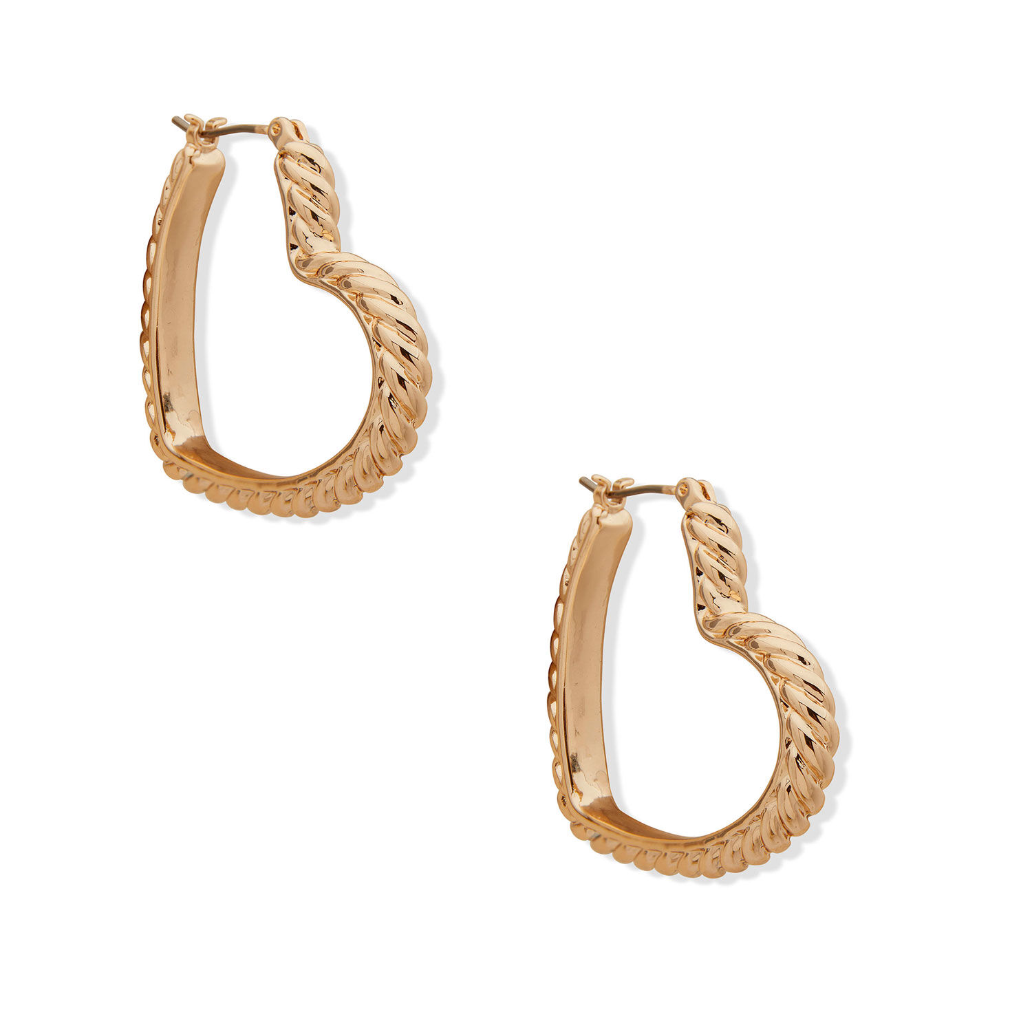 Aros Tipo Argollas Anne Klein Dorado Mujer 01g00729 image number 1.0