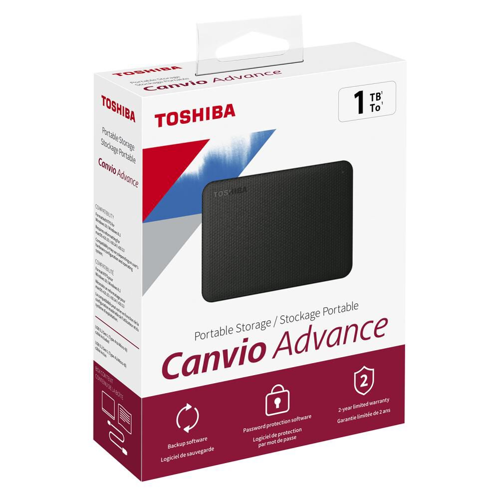 Disco Duro Port&aacute;til Toshiba Canvio Advance V10 1 TB image number 7.0