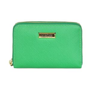 Billetera Mujer Trifold Verde Kenneth Cole