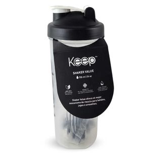 Botella Keep Shaker Value 700ml Agua Deportes Proteina Negro