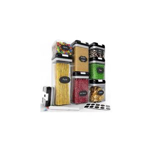 Organizador Set 7 Contenedores Herm&eacute;ticos Para Cocina Con Tapa