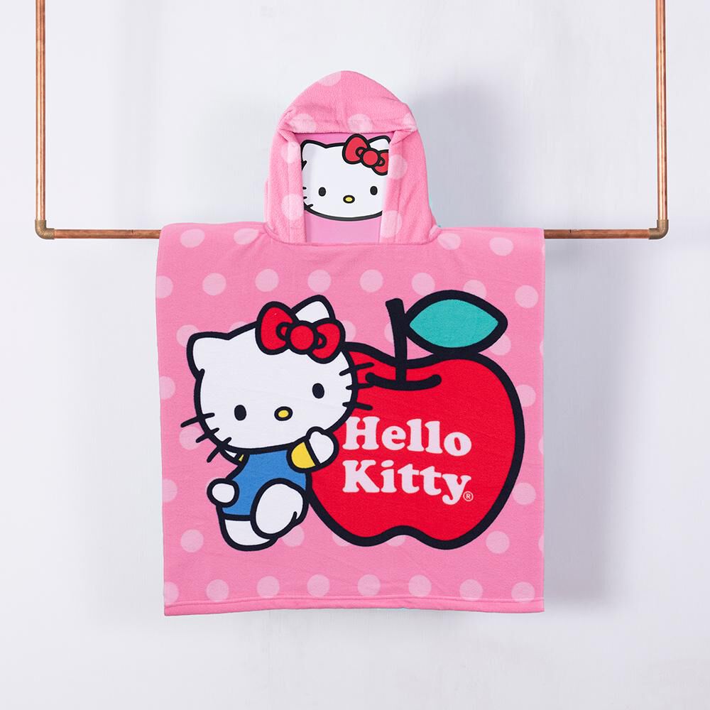 Toalla De Playa Infantil Hello Kitty Manzana / 120x60 Cm image number 0.0