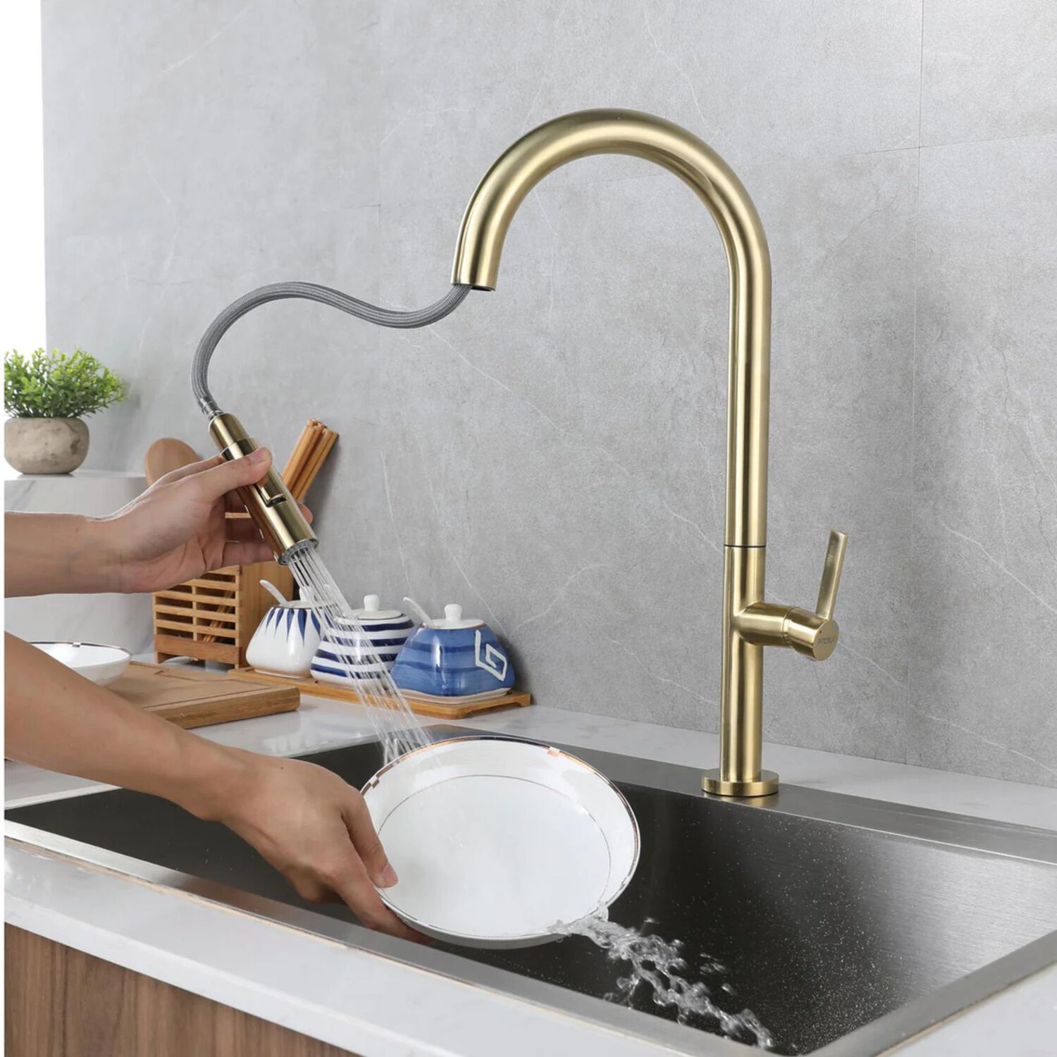 Griferia Golden Extensible Fdv image number 1.0