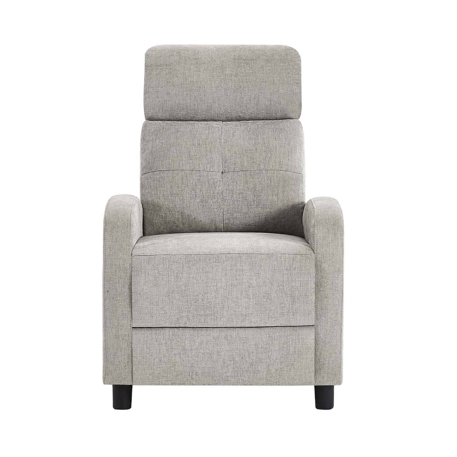 Berger Reclinable Lisboa Tela Gris image number 2.0