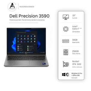 Notebook Dell 3590 Ultra 7 Npu/ai Boost 16gb 256gb Edición Exclusiva Win Office Reacondicionado