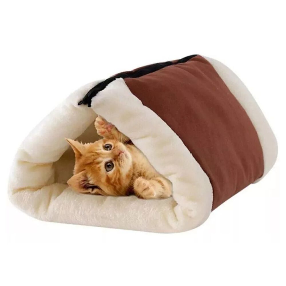 Cama Tunel Polar Para Gatos 2 En 1 Mascotas Lavable Termica image number 3.0