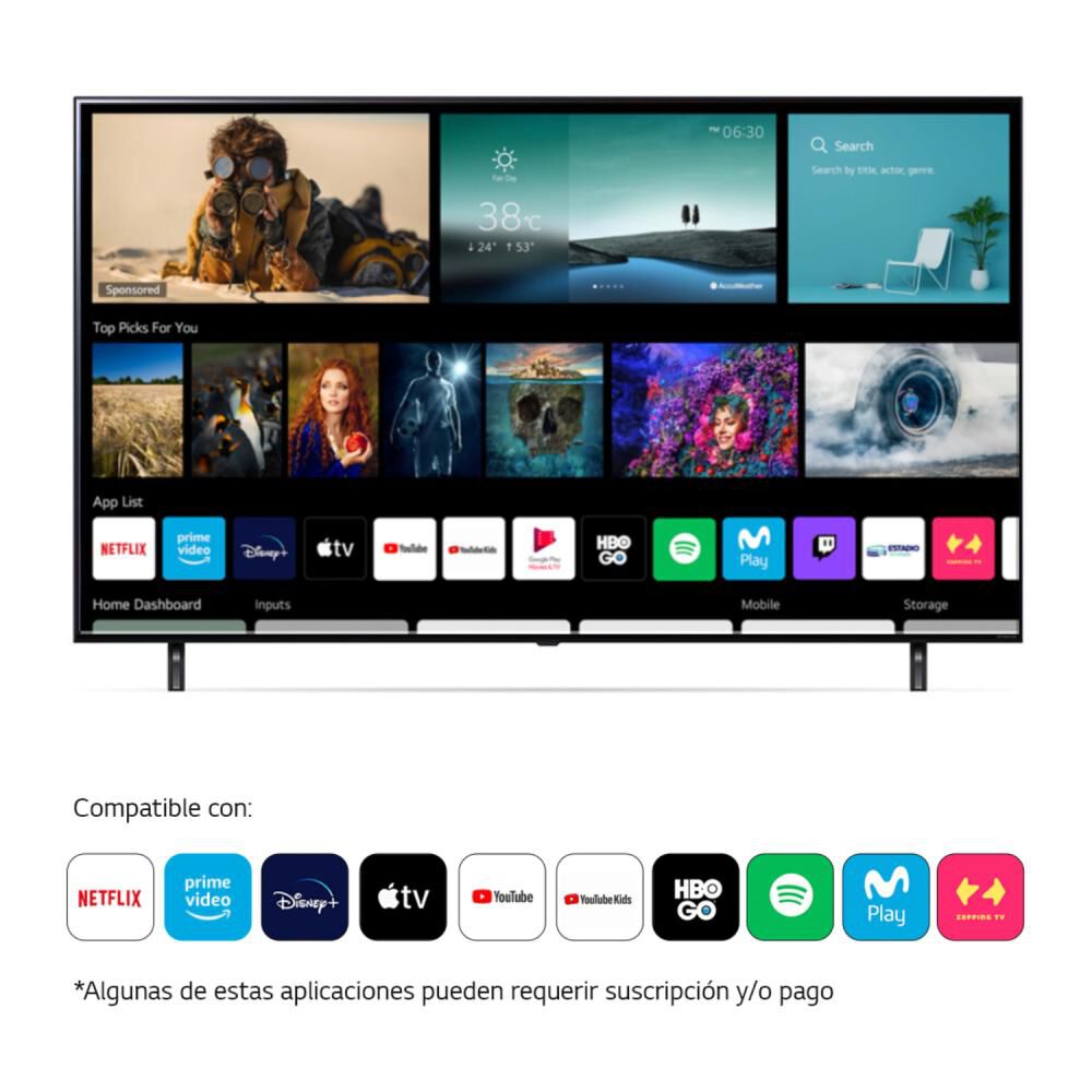 NanoCell 65" LG 65NANO80SQA / Ultra HD 4K / Smart TV image number 1.0