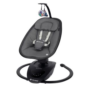 Columpio El&eacute;ctrico Nu-motion Infinity Negro Con Pantalla T&aacute;ctil Y Control